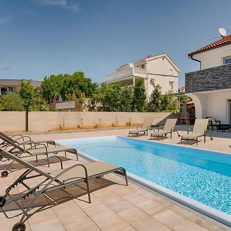 New With Pool, 600 M From The - By Traveler Tourist Agency Krk Id 2164 Villa Pinezići