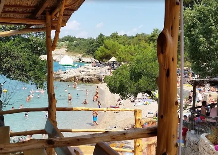 New With Pool, 600 M From The - By Traveler Tourist Agency Krk Id 2164 Vila Pinezići