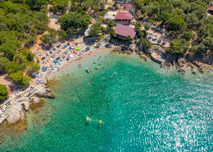 New With Pool, 600 M From The - By Traveler Tourist Agency Krk Id 2164 Pinezići